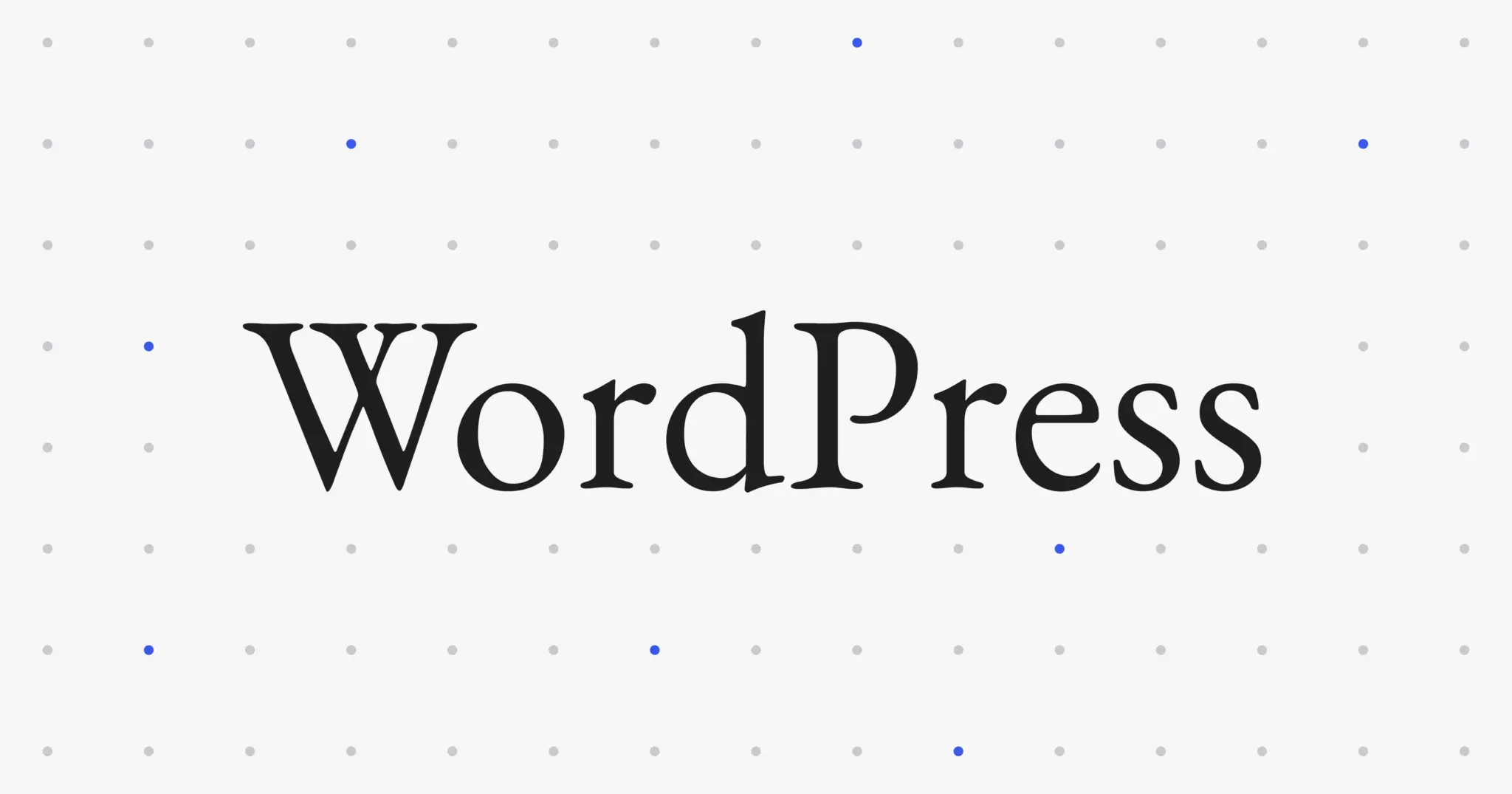 WordPress-logotyp – vi erbjuder support inom allt från design till säkerhet och prestanda.
